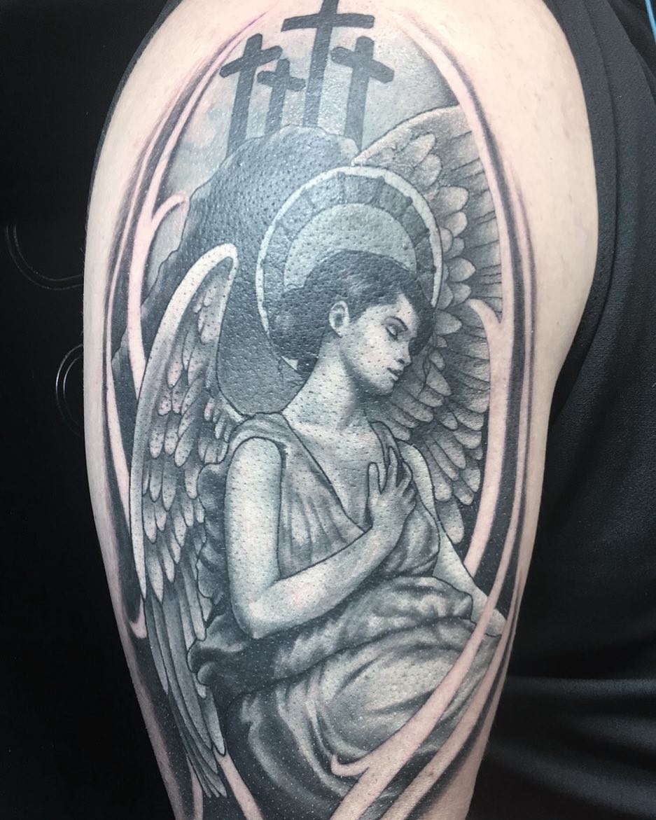 tatuaggio angelo