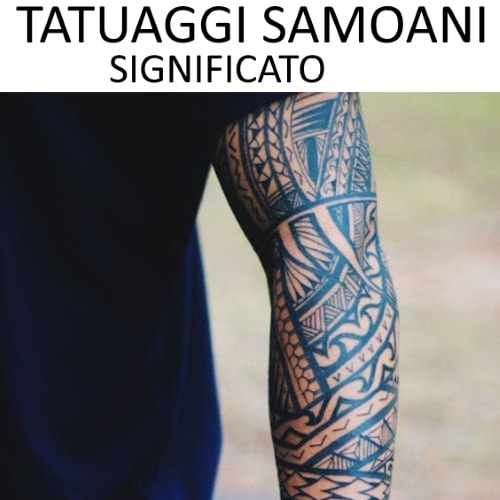 Tatuaggi samoani significato